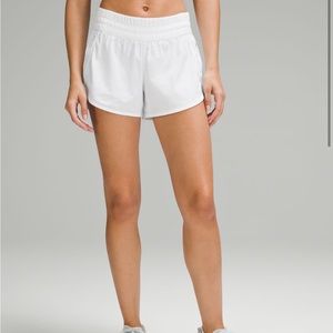 Lululemon size 4 tracker lined shorts with pocket. Worn once!